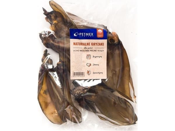 PETMEX koiran purukumi täynnä naudanlihan korvaa 10kpl