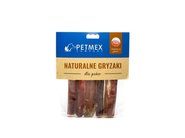 Koiran pureskeltava PETMEX naudanliha penis leikattu 12cm 5kpl
