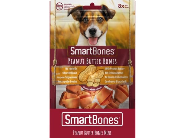 Smart Bones Smart Bones Peanut Butter mini 8 szt.