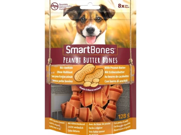 Smart Bones Smart Bones Peanut Butter mini 8 szt.