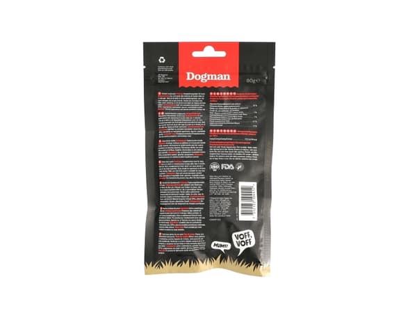 DOGMAN strutseterninger 80g