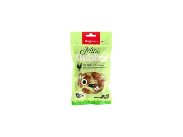 Dogman Miniklubbor Med Kyckling 80g