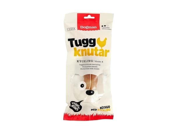 DOGMAN Tyggeknute med kylling 23cm 23cm