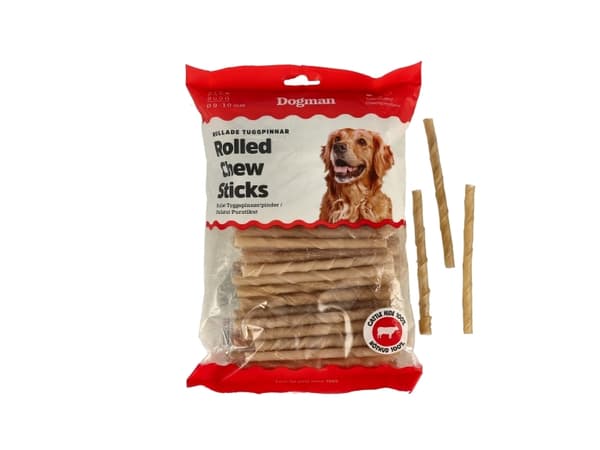 Dogman Tuggpinnar Rullade 100p Brun 12,5cm 12,5cm