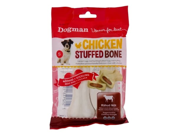 DOGMAN Kylling fylt ben 2-p S 12,5cm