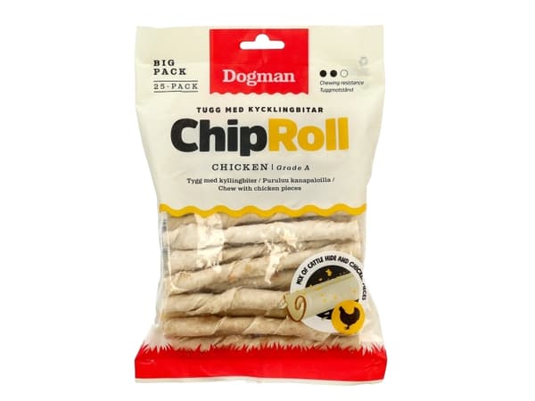 DOGMAN Chicken Chip Roll 25p 12,5cm