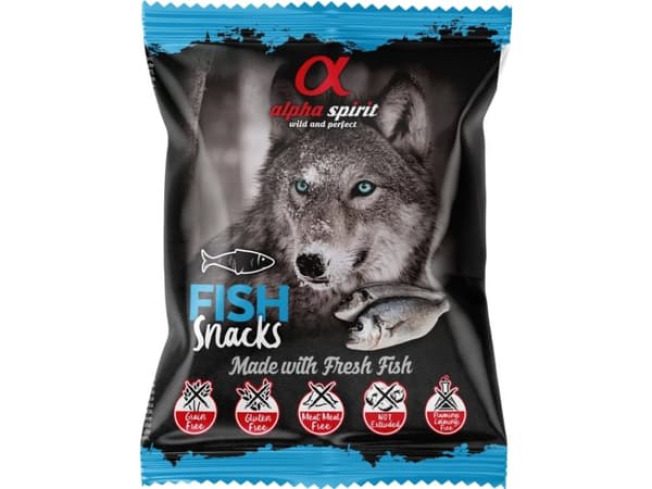 Fish Snack, AlphaSpirit, 50 g - (24 pk/ps)