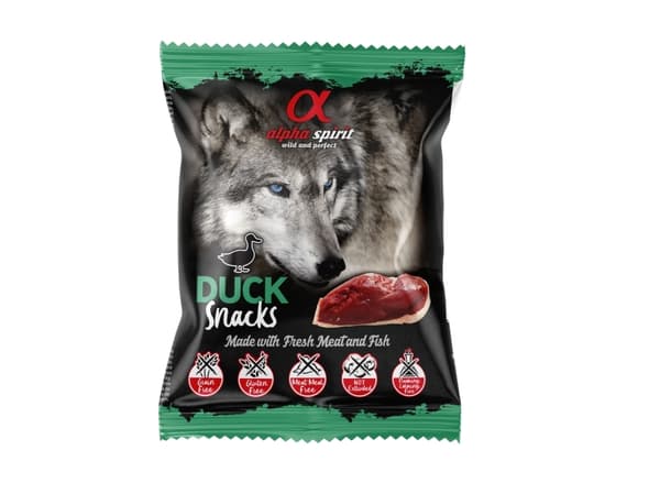 Duck Snack, AlphaSpirit, 50 g - (24 pk/ps)