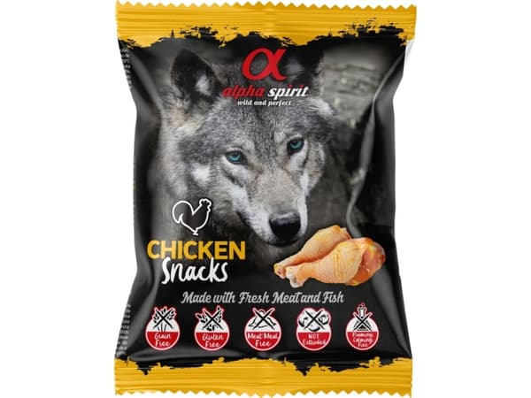 Chicken Snack, AlphaSpirit, 50 g - (24 pk/ps)