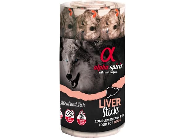 Liver Sticks, 16 stk., AlphaSpirit - (12 pk/ps)