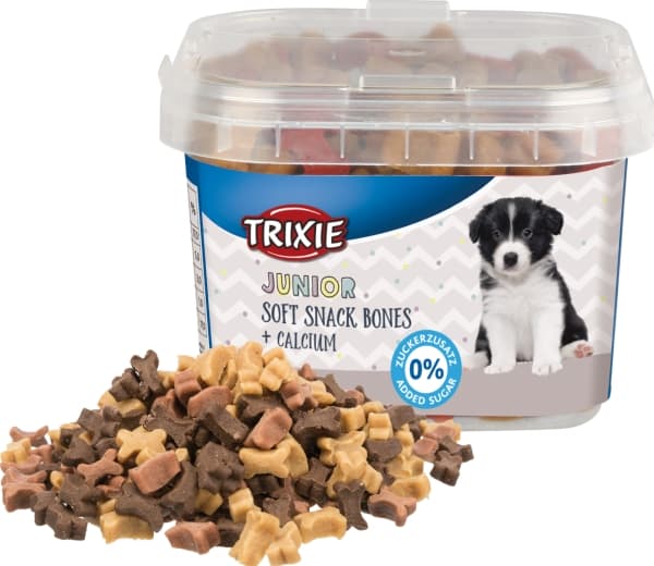 Trixie Junior Soft Snack Bones +calcium, 140 g - (6 pk/ps)