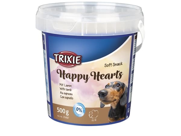 Trixie Soft Snack Happy Hearts, 500 g - (4 pk/ps)