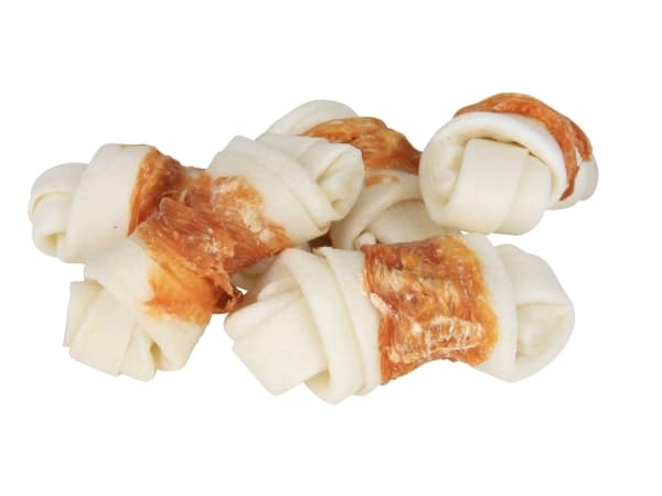 Trixie 5 Denta Fun knudeben m.kylling, bulk, 70 g - (6 pk/ps)