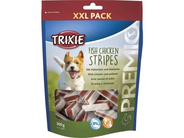Trixie Premio Fisk og kylling, strimler, XXL Pack, 300 g - (6 pk/ps)