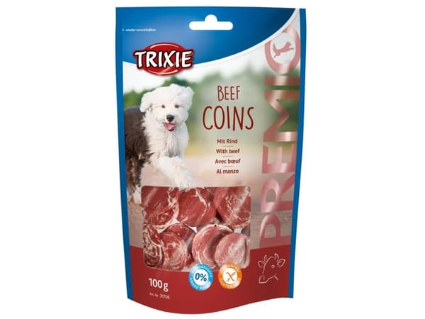 Trixie Premio Oksekødsmønt, 100 g - (6 pk/ps)