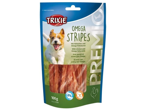 Trixie Premio Omega Stripes, 100g - (6 pk/ps)