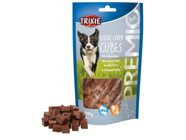 Trixie PREMIO gåseleverterninger, 100 g - (6 pk/ps)