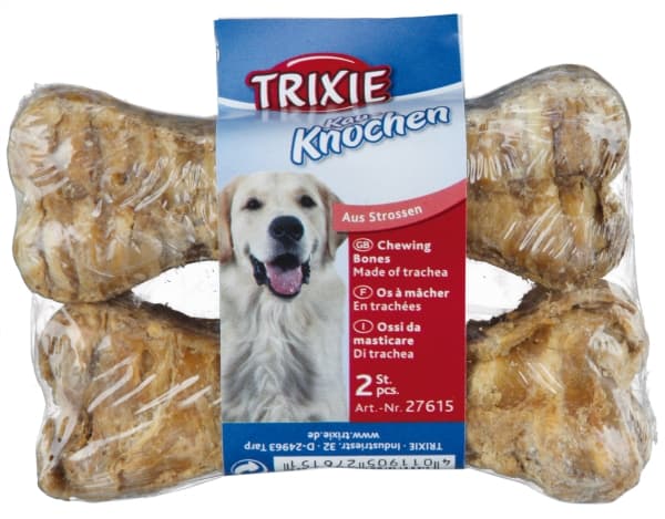Trixie Tyggeben af strube, 10 cm, 2 stk a 35 g - (10 pk/ps)