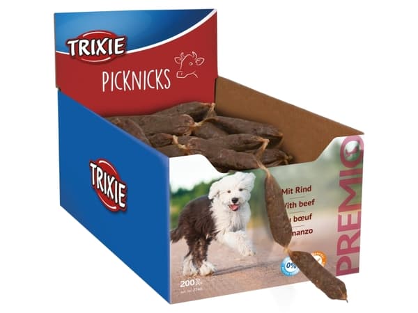 Trixie Premio Picknicks Bøfpølse - (200 pk/ps)