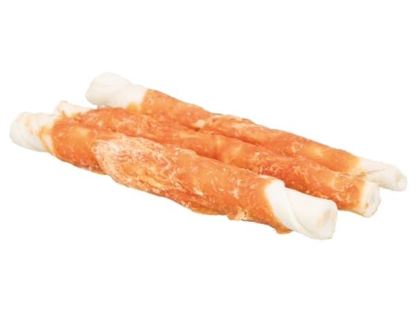Trixie Denta Fun chewing rolls, chicken, bulk, 17 cm - (100 pk/ps)