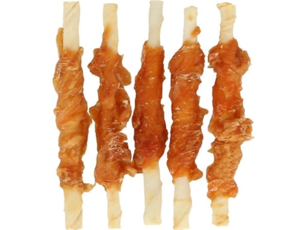 HILTON Chicken wrap white rawhide stick - Hundegodbidder - 500 g