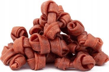 HILTON Knotted Duck Bone 6 cm - hund tygge - 500g