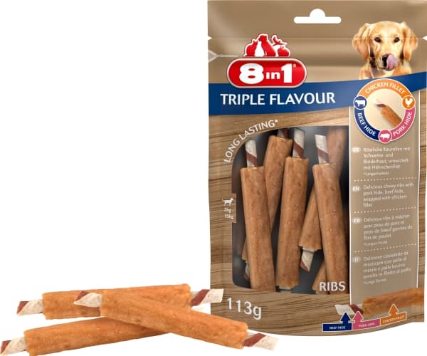 8 in 1 8in1 Triple Flavour ribs 6 stk - (10 pk/ps)