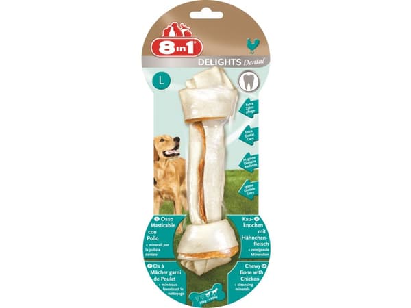 8 in 1 8in1 Dental Delights L, 1 stk. - (6 pk/ps)