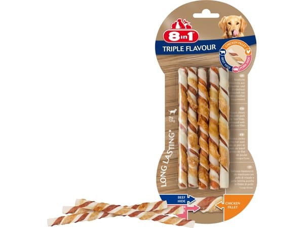 8 in 1 8in1 Triple Flavour sticks 10 stk - (6 pk/ps)
