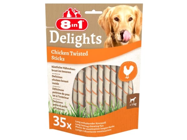 8 in 1 8in1 Delights twisted Sticks 35 stk.