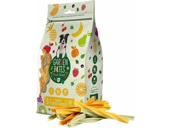 Duvo+ Garden Bites Fruity Dental Swirls S 30 Pcs, Pack 230g