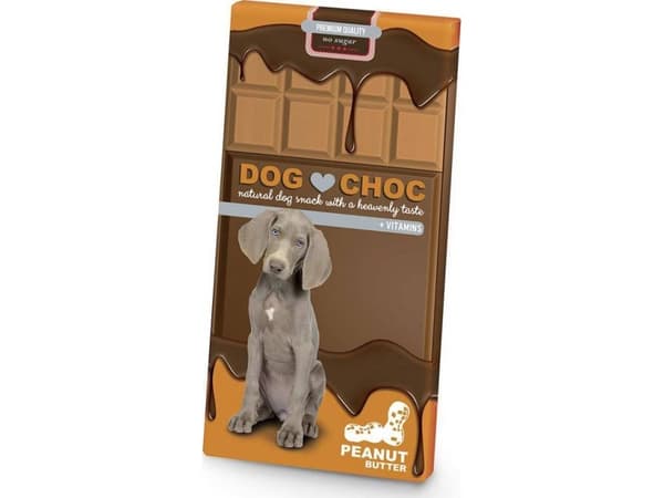 Duvo+ Duvo+ Chocolate Dog Choc Peanøttsmør 100g, delikatesse for hunder