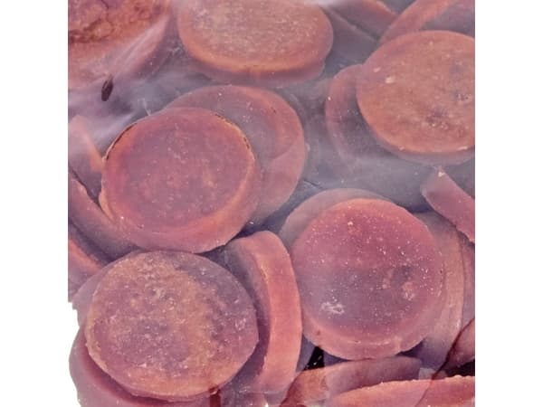 Snack for hunder Maced Salmon rød farge 500g