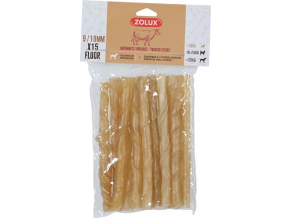 Zolux ZOLUX Twisted sausage with fluorine 9/10mm x 15