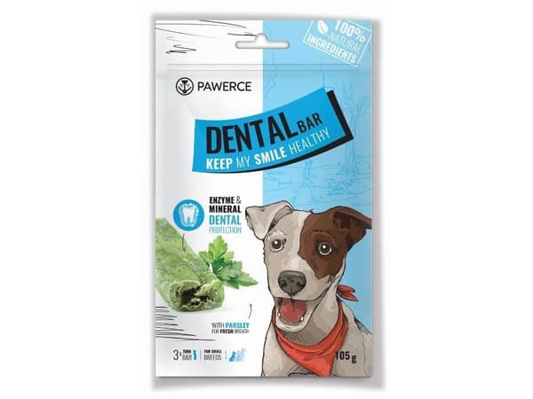 Carry Petfood Pawerce Dental bar small brees, 3szt/op 105g