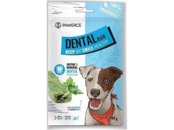 Carry Petfood Pawerce Dental bar small brees, 3szt/op 105g