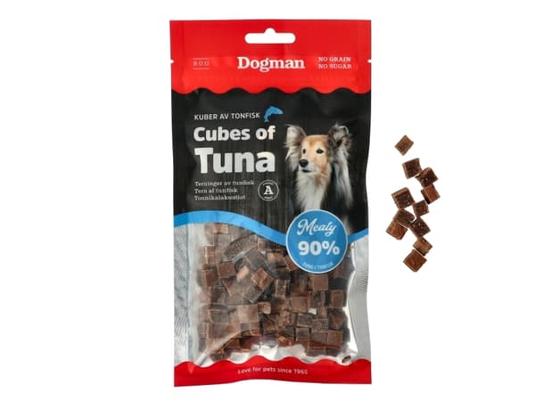 DOGMAN Kuber av tunfisk 80g