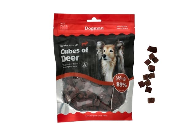 DOGMAN Kuber av hjort 300g