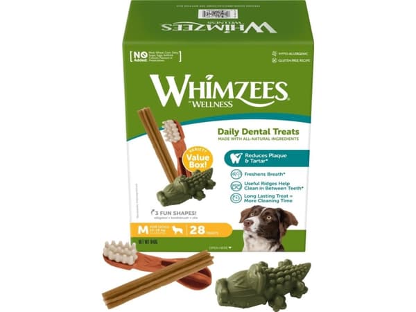 Whimzees Variety M, 28 stk, 840 g, box