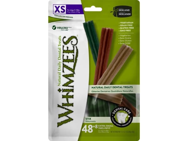 Whimzees Stix XS, 56 stk, 420 g MP - (6 pk/ps)