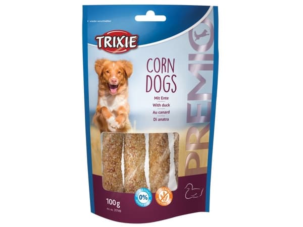 Trixie Premio Majspølser m. and, 4 stk./100 g - (6 pk/ps)