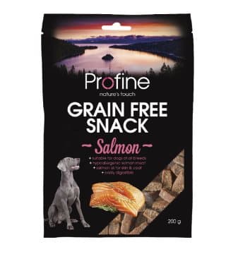 Profine Dog Grain Free Semi Moist Snack Salmon - 12x200 gram