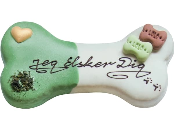 Lolo Pets Kage til hund (JEG ELSKER DIG) 250 g - (9 pk/ps)
