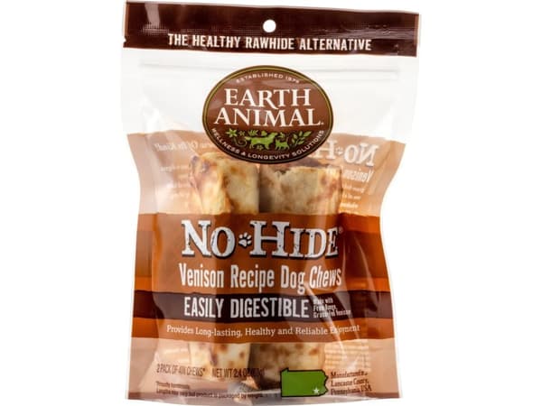No-Hide Venison Chew Small 2 stk. - (12 pk/ps)