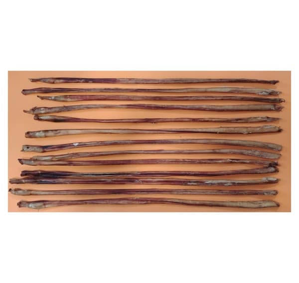 Biff pizzle, godbit for hunder, 25cm 10stk per pakke
