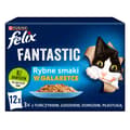 Miniatyrbild 4 av 5: FELIX Fantastic Fish - kissan märkäruoka - 12x85g