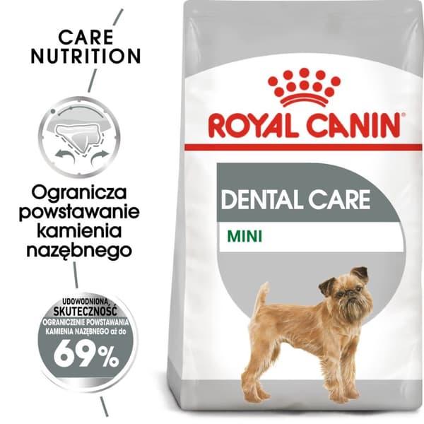ROYAL CANIN CCN Mini Dental Care - tørfoder til voksne hunde - 3 kg