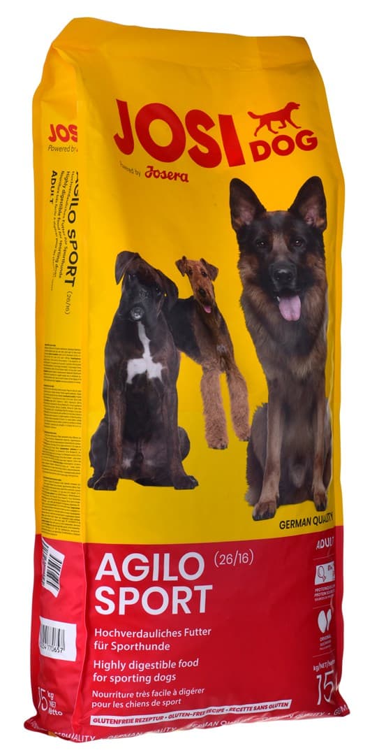 JOSERA JosiDog Agilo Sport - tørt hundefoder - 15 kg