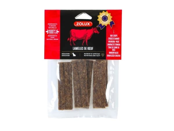 Zolux ZOLUX Naturlig godbit for hunder Biffstrimler 100 g