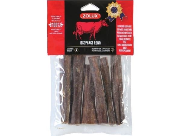 ZOLUX Naudan ruokatorvi - tyggeben til hund - 100g